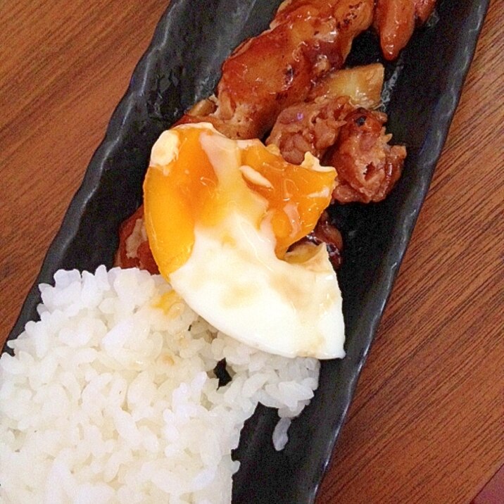 一人ランチ 火を使わず洗い物少ない焼鳥と卵とご飯 レシピ 作り方 By みゅうしろ 楽天レシピ